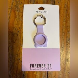 Forever 21 Purple Cat Key Chain for Apple AirTag